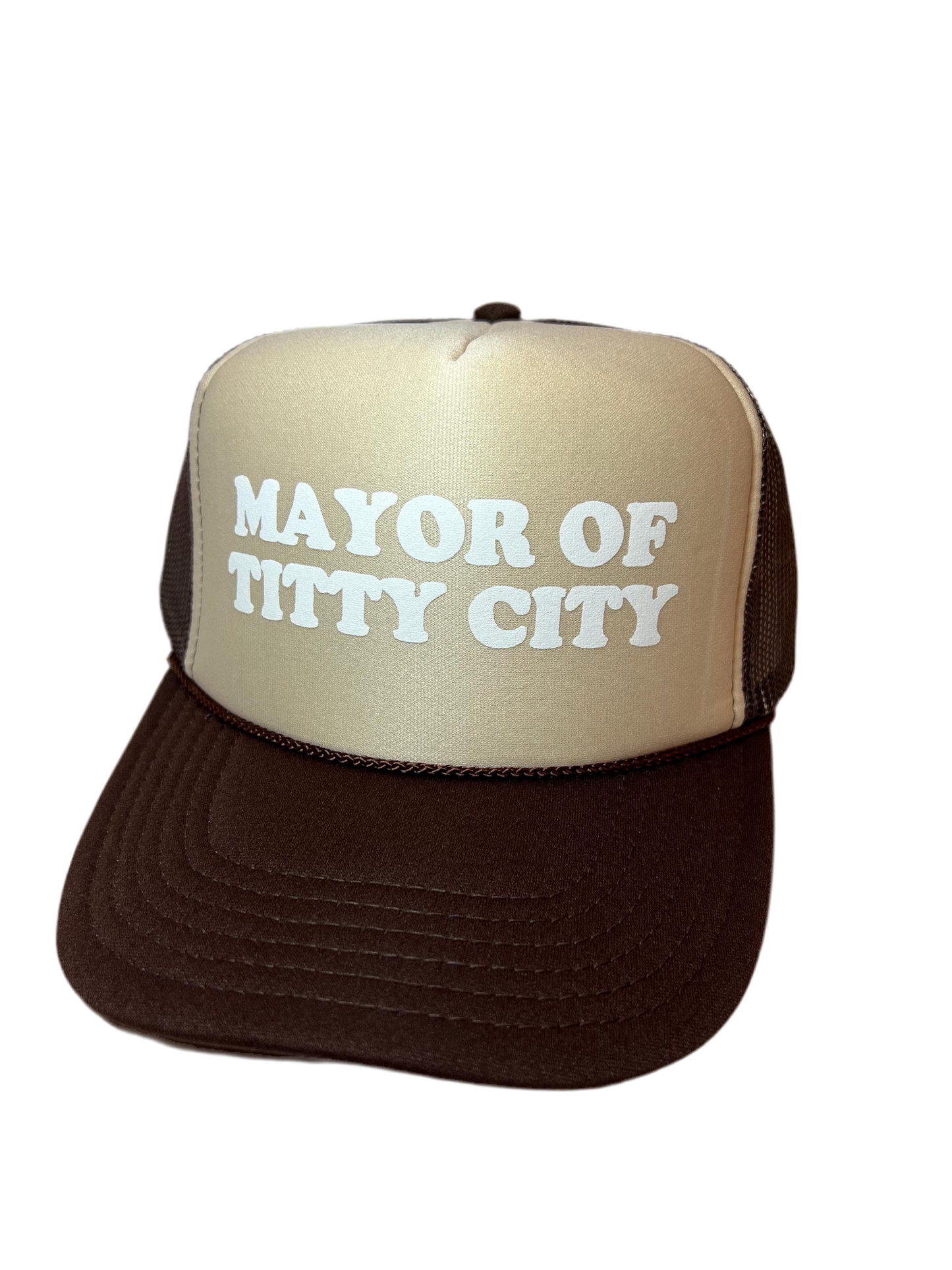 Mayor Of Titty City Trucker Hat - Funny Trucker Hats