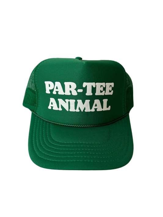 Par-Tee Animal Trucker Hat - Funny Golf Trucker Hats
