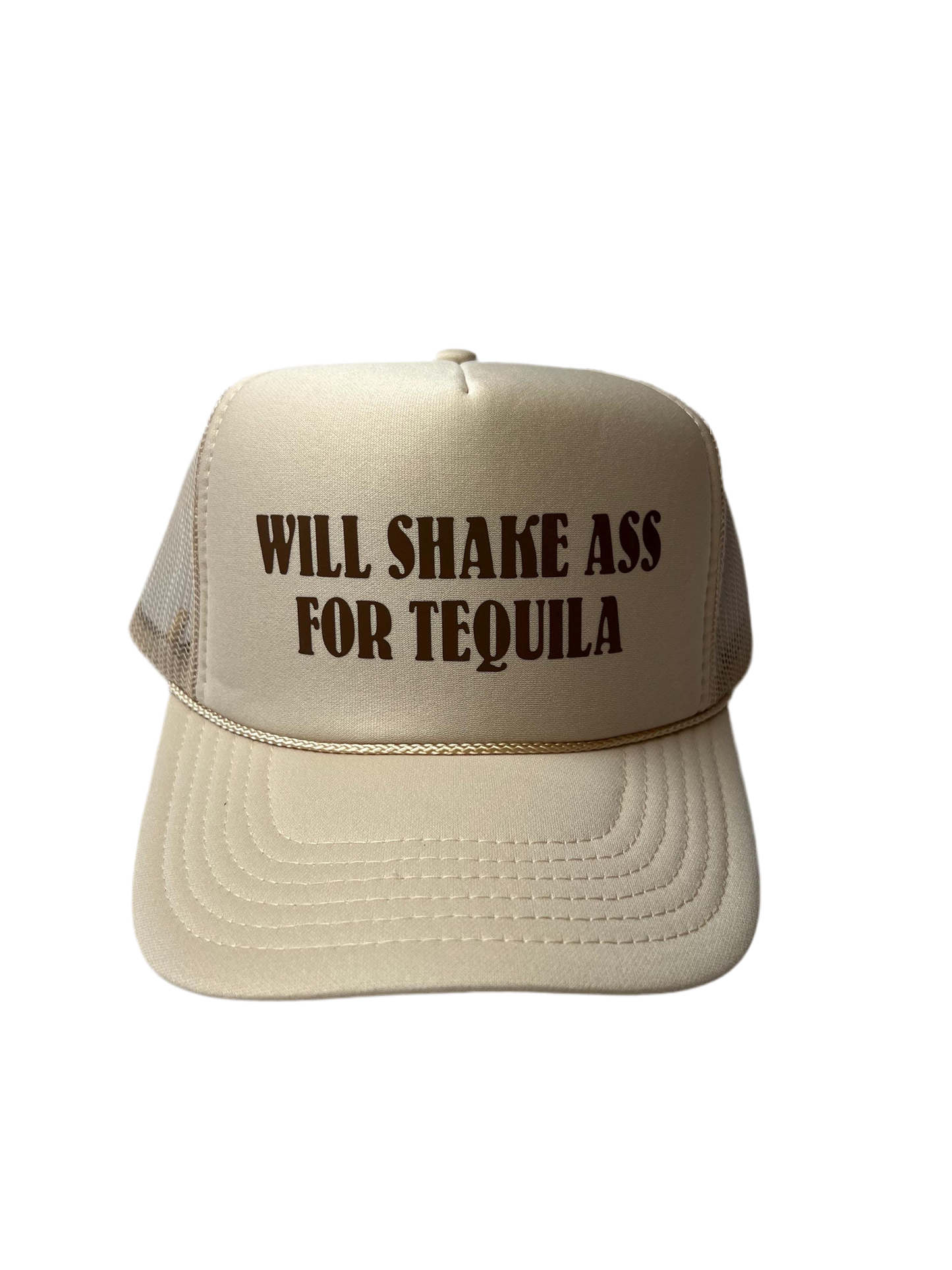 Will Shake Ass For Tequila Trucker Hat - Funny Trucker Hats