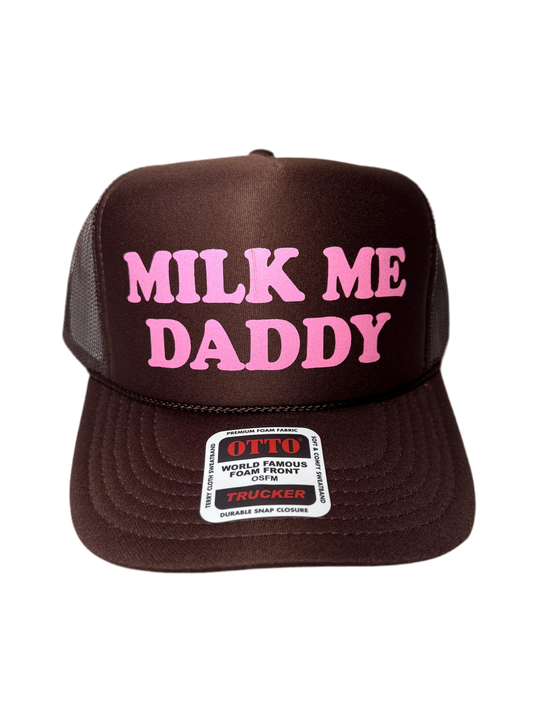 Milk Me Daddy Trucker Hat - Funny Trucker Hats