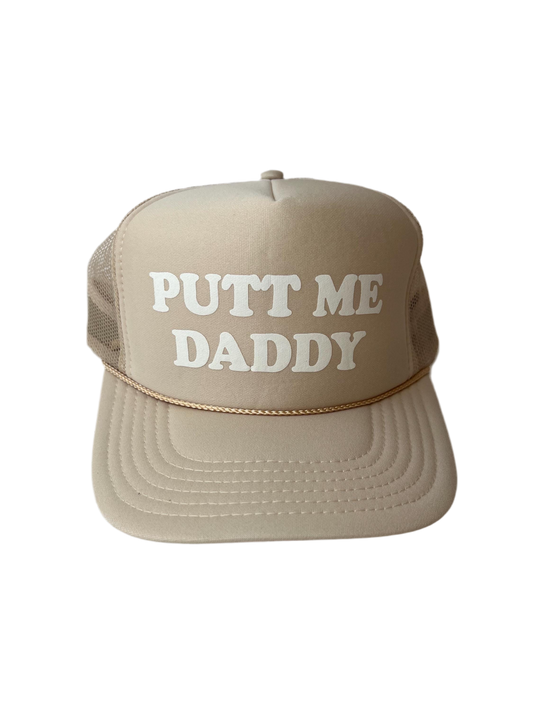Putt Me Daddy Trucker Hat - Funny Golf Trucker Hats