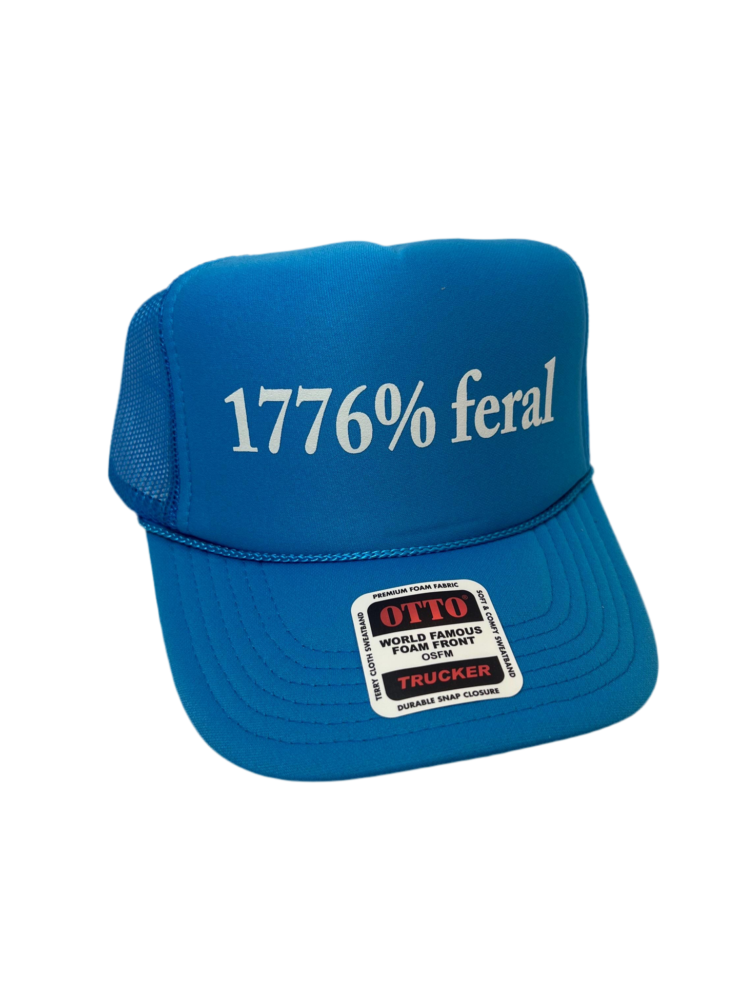 1776% Feral Trucker Hat - Funny Trucker Hats