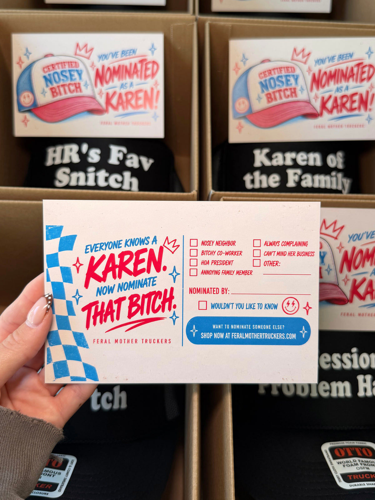 NOMINATE A KAREN — OFFICIAL KAREN NOMINATION HAT