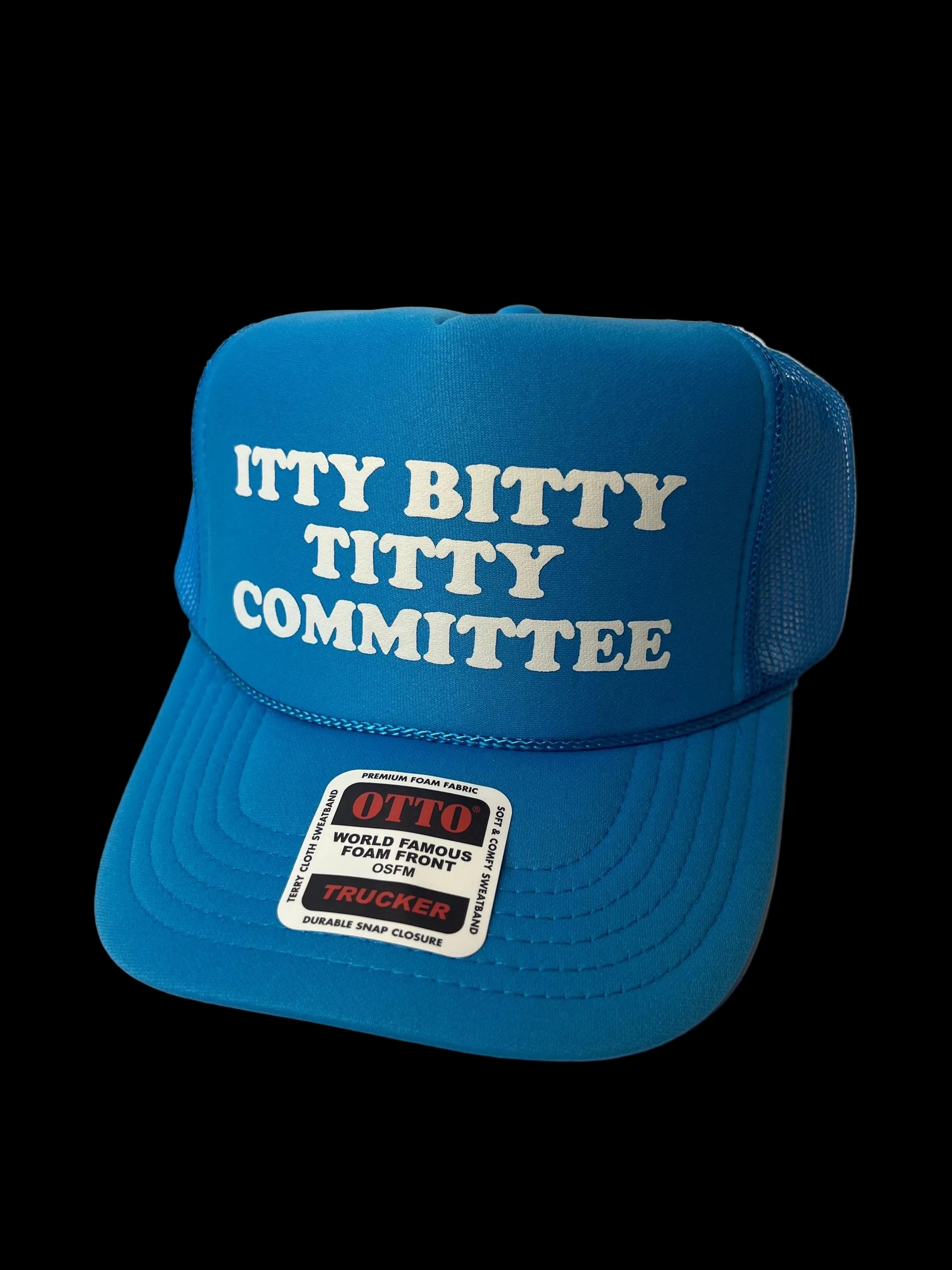 Itty Bitty Titty Committee Trucker Hat - Funny Trucker Hats