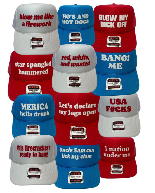 4TH OF JULY Unhinged Trucker Hat Roulette Pack