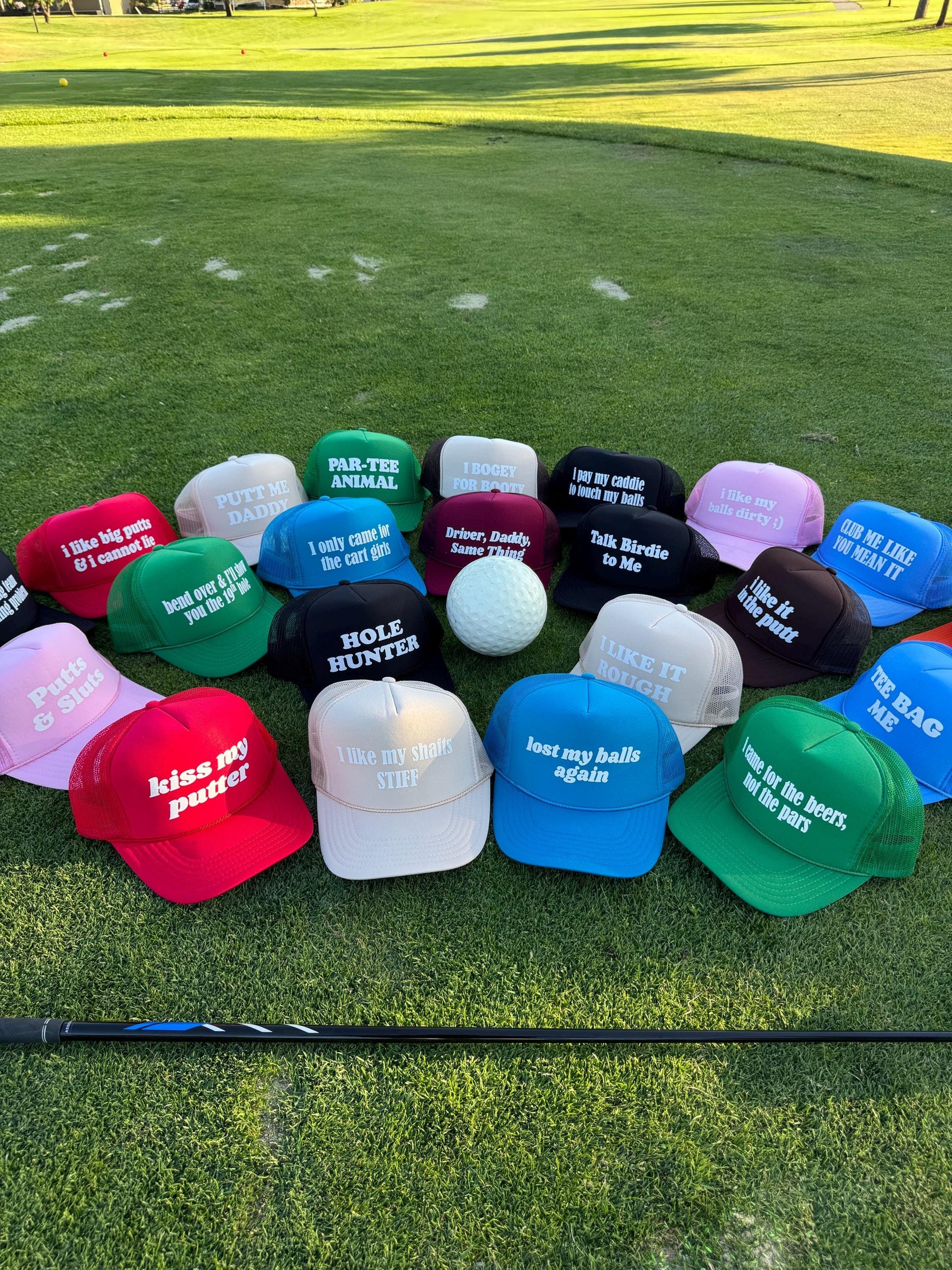 GOLF Trucker Hat Roulette Pack Unhinged - Funny Trucker Hat Packs