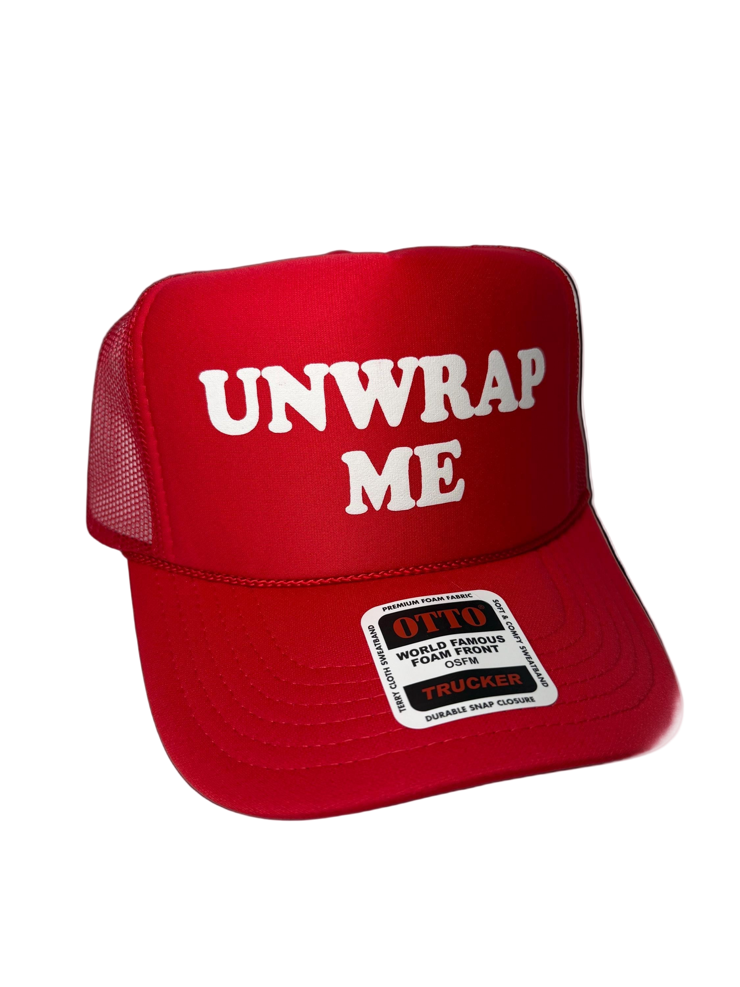 Unwrap Me Trucker Hat - Funny Christmas Hats