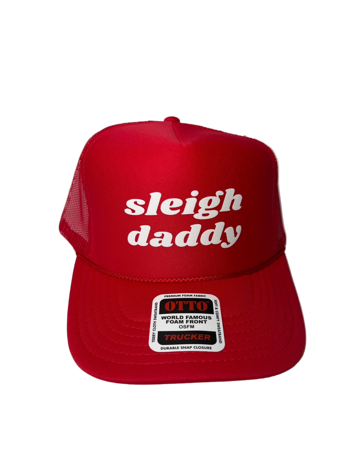 Sleigh Daddy Trucker Hat - Funny Christmas Hats