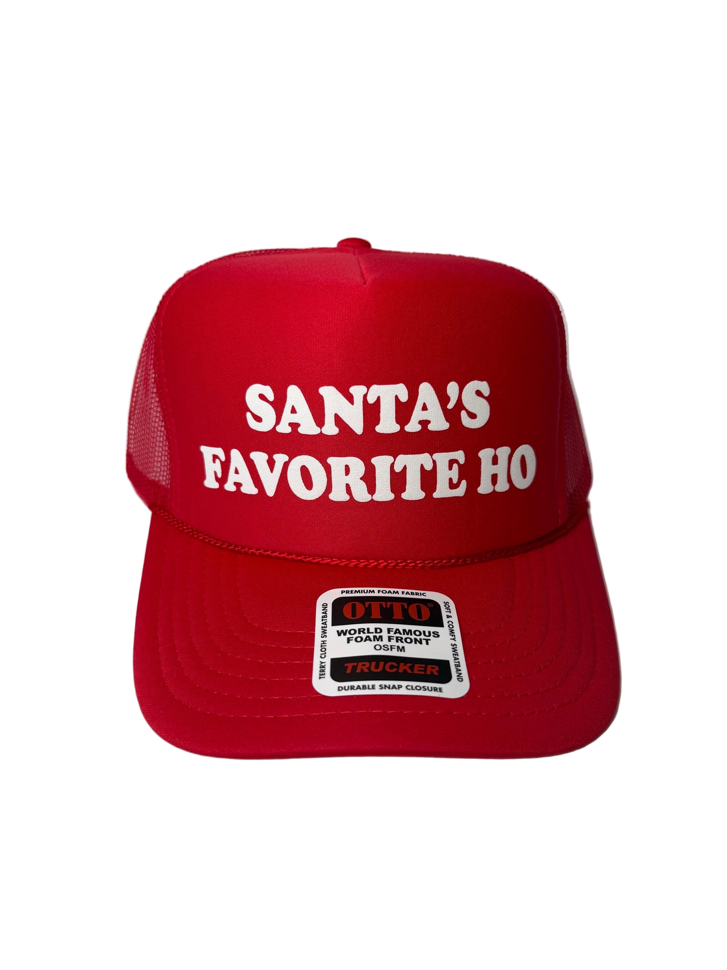 Santa’s Favorite Ho Trucker Hat - Funny Christmas Hats