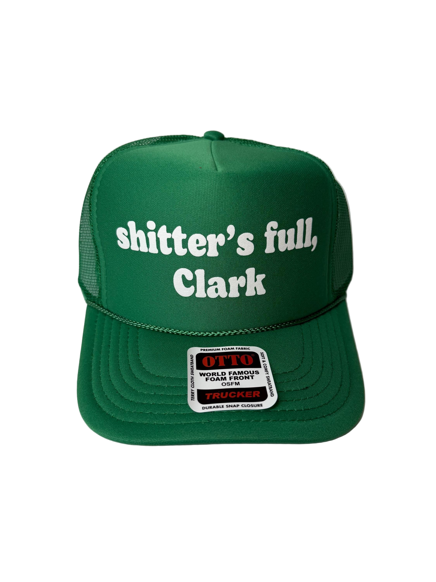 Shitters Full, Clark Trucker Hat - Funny Christmas Hats