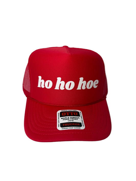 Ho Ho Hoe Trucker Hat - Funny Christmas Hats