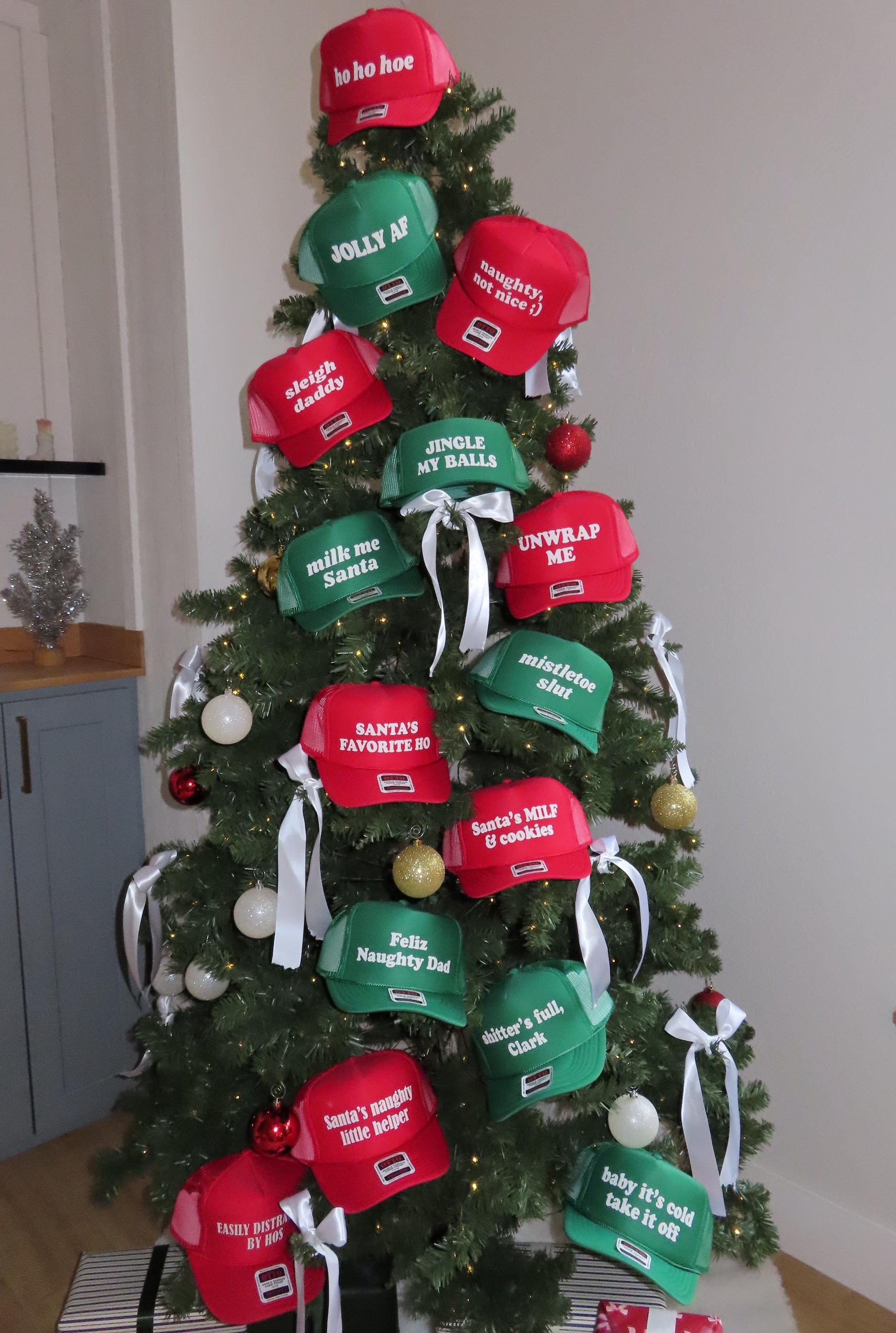 CHRISTMAS Trucker Hat Roulette Pack Unhinged - Funny Christmas Themed Trucker Hats