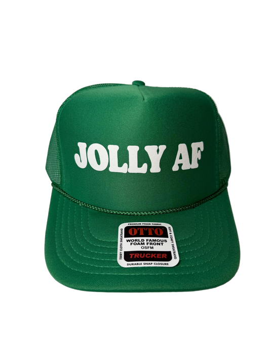 Jolly AF Trucker Hat - Funny Christmas Hats