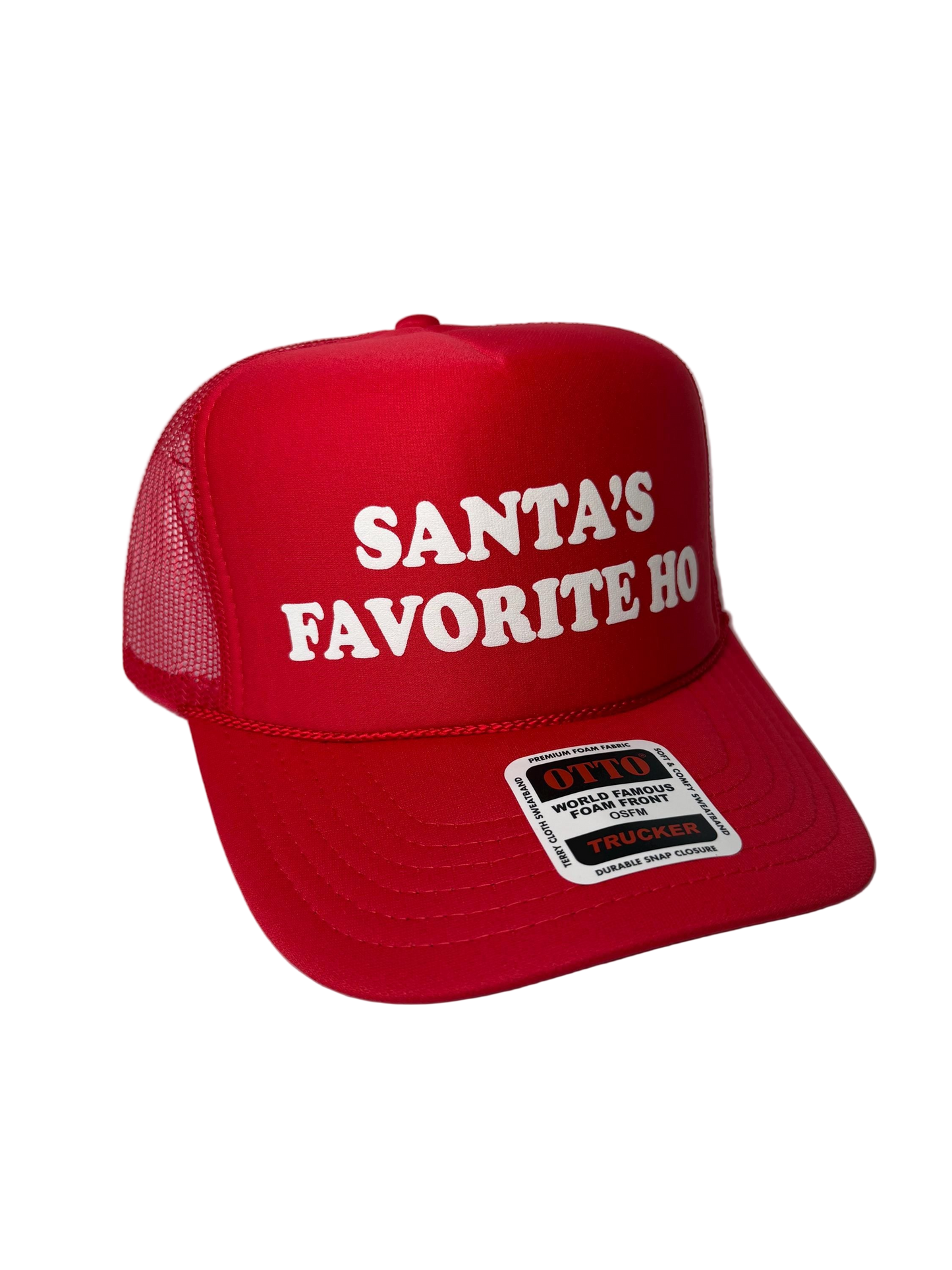 Santa’s Favorite Ho Trucker Hat - Funny Christmas Hats