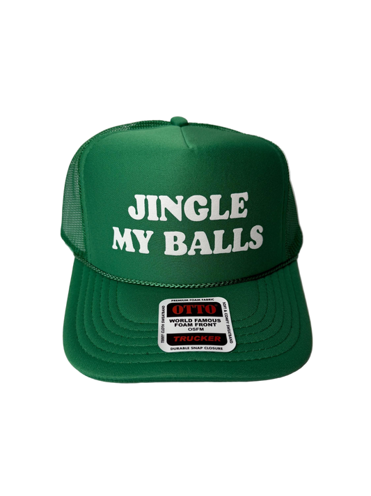 Jingle My Balls Trucker Hat - Funny Christmas Hats