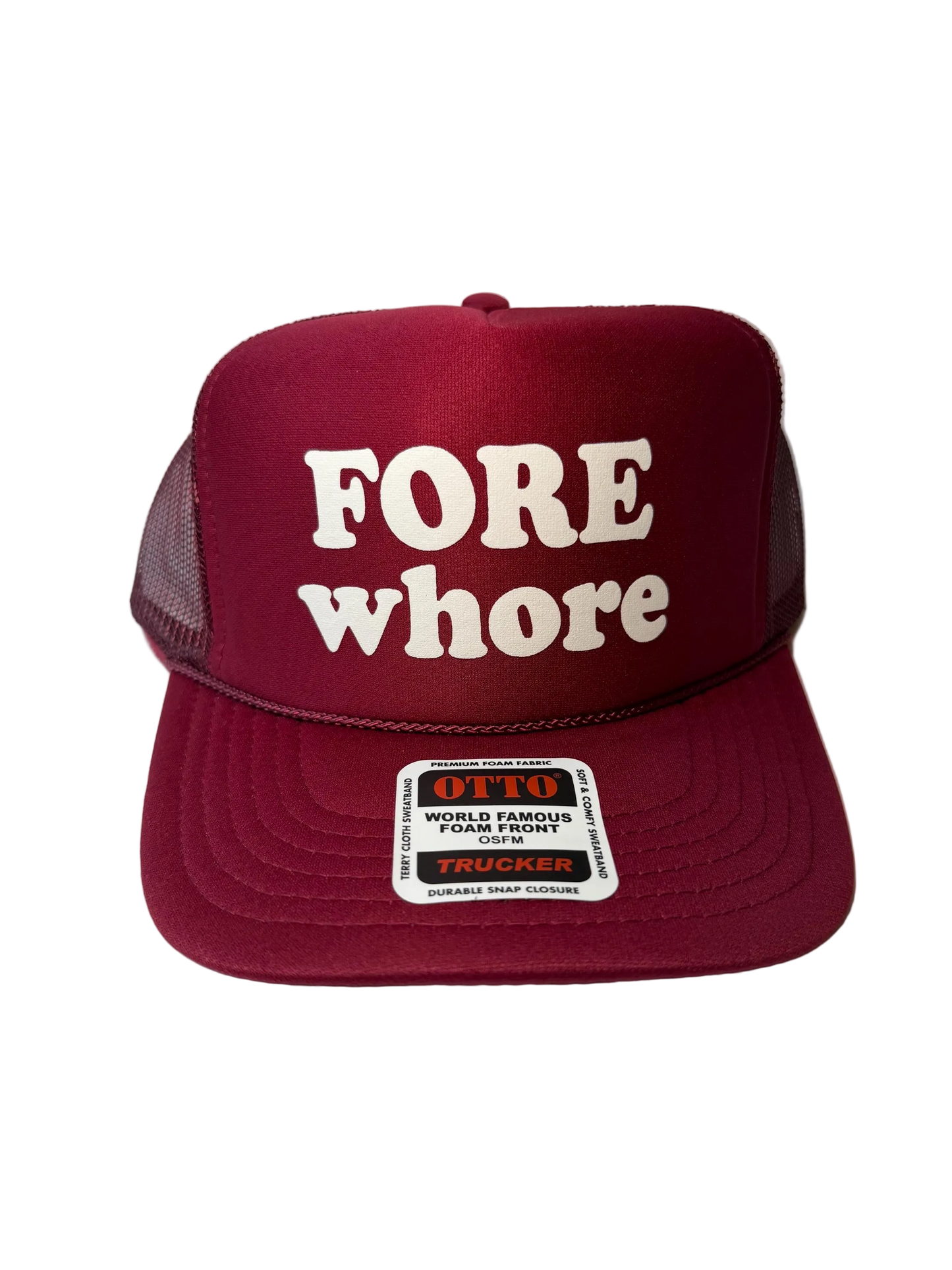 Fore Whore Trucker Hat - Funny Golf Trucker Hats