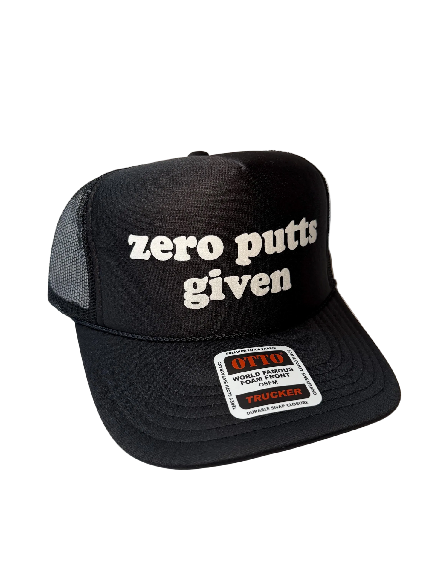 Zero Putts Given Trucker Hat - Funny Golf Trucker Hats