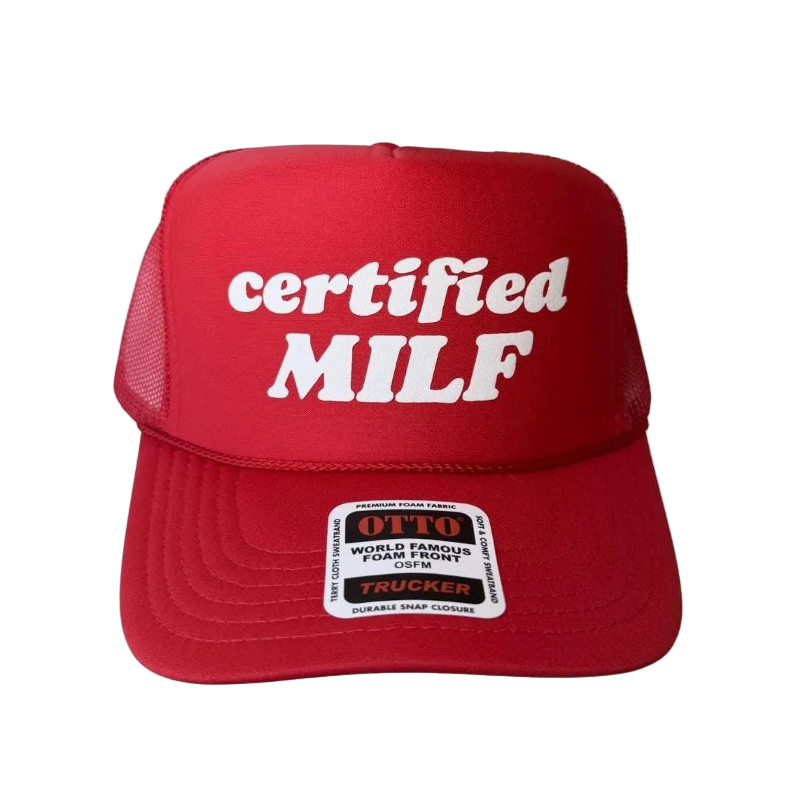 Certified MILF Trucker Hat - Funny Trucker Hats