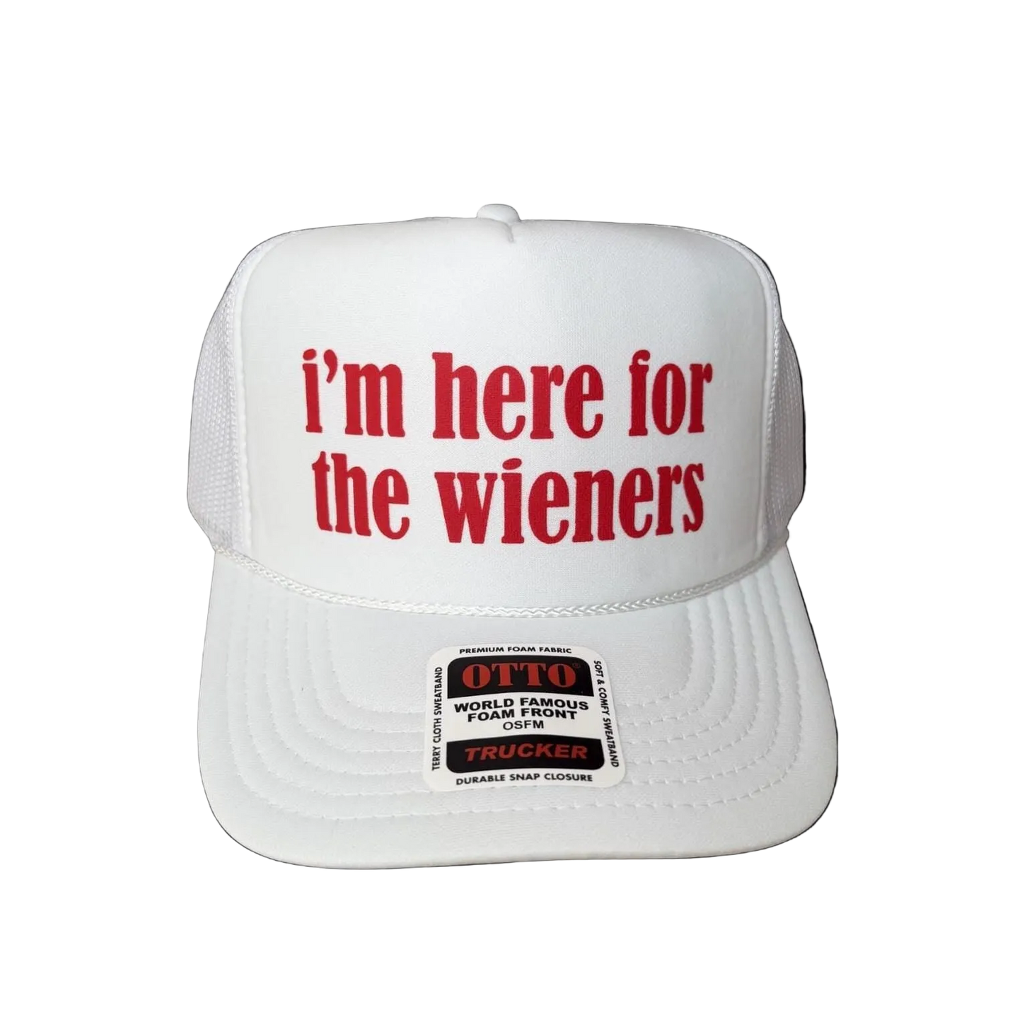 I’m Here For The Wieners Trucker Hat - Funny Trucker Hats