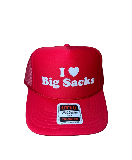 I Love Big Sacks Trucker Hat - Funny Trucker Hats