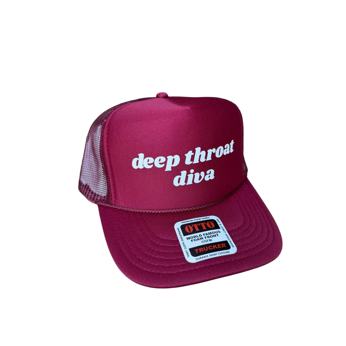 Deep Throat Diva Trucker Hat - Funny Trucker Hats