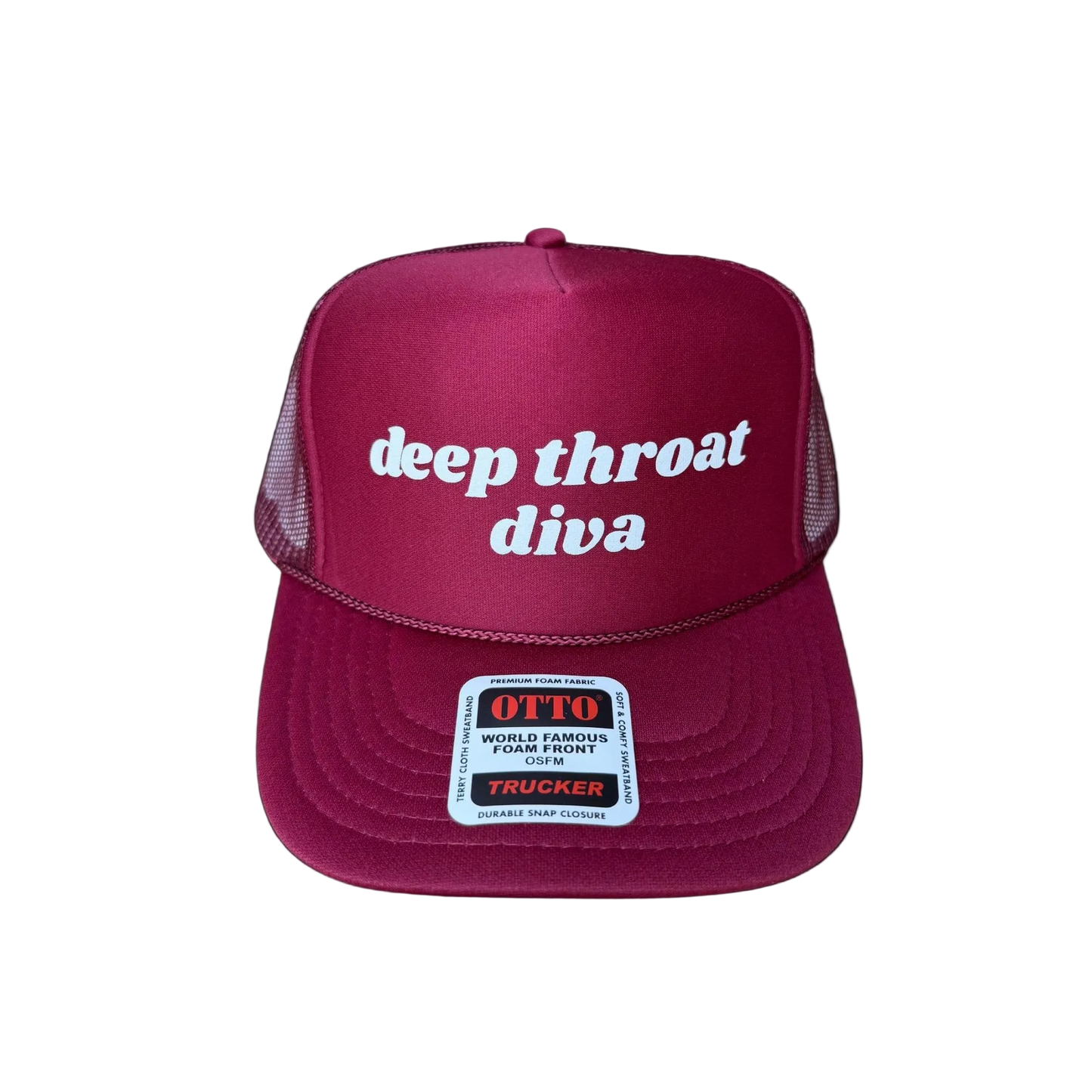Deep Throat Diva Trucker Hat - Funny Trucker Hats