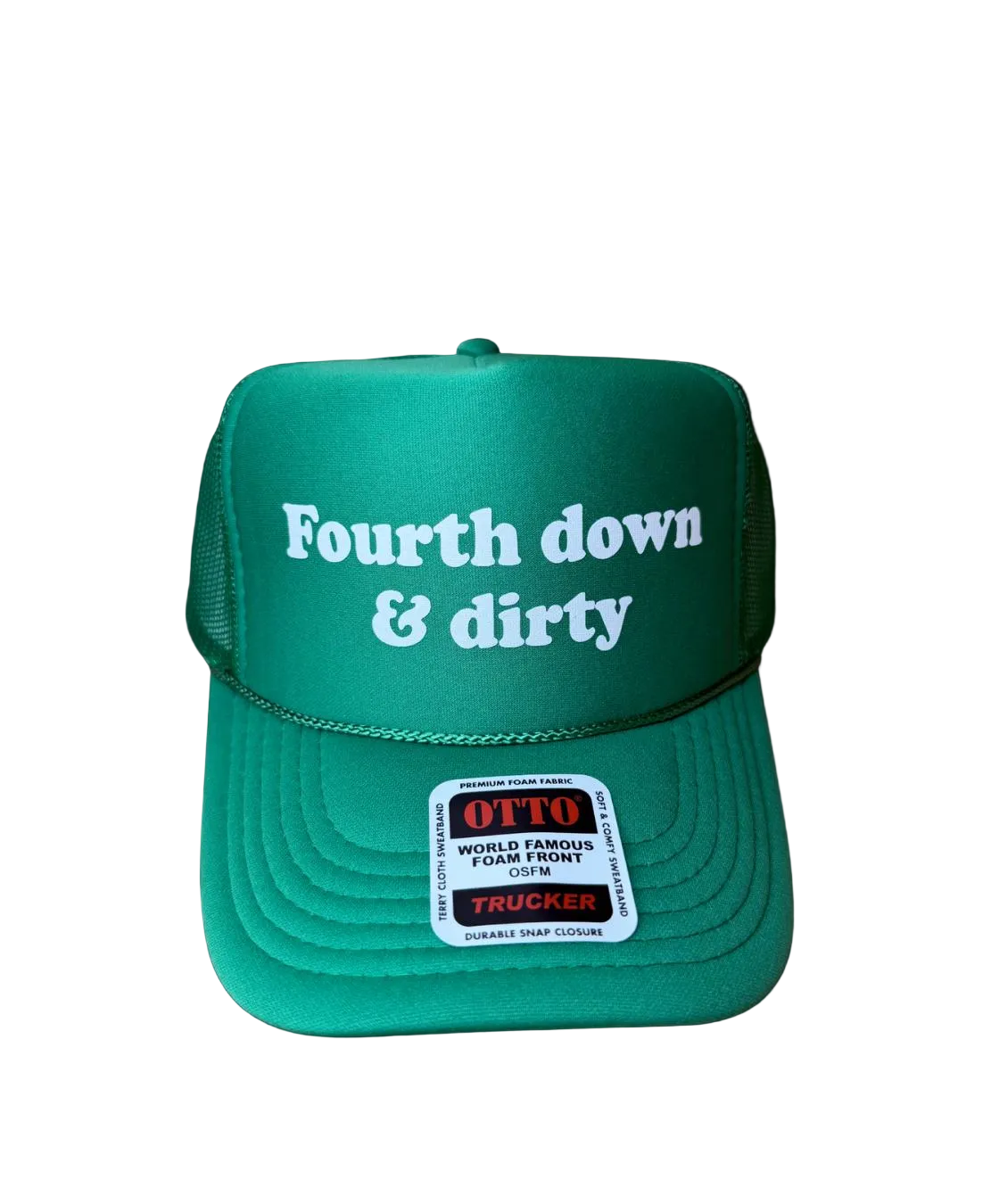 Fourth Down & Dirty Trucker Hat - Funny Trucker Hats