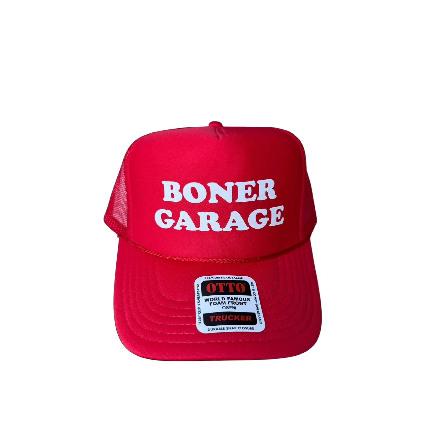 Boner Garage Trucker Hat - Funny Trucker Hats