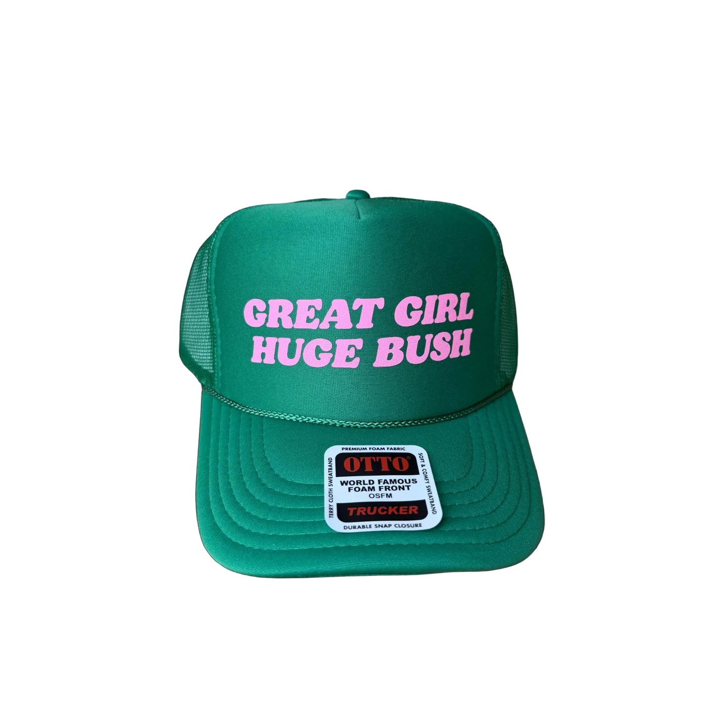 Great Girl Huge Bush Trucker Hat - Funny Trucker Hats