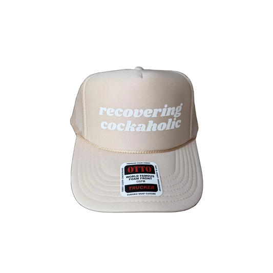 Recovering Cockaholic Trucker Hat - Funny Trucker Hats
